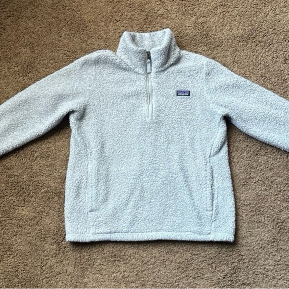 Patagonia Light Gray Fleece Pullover